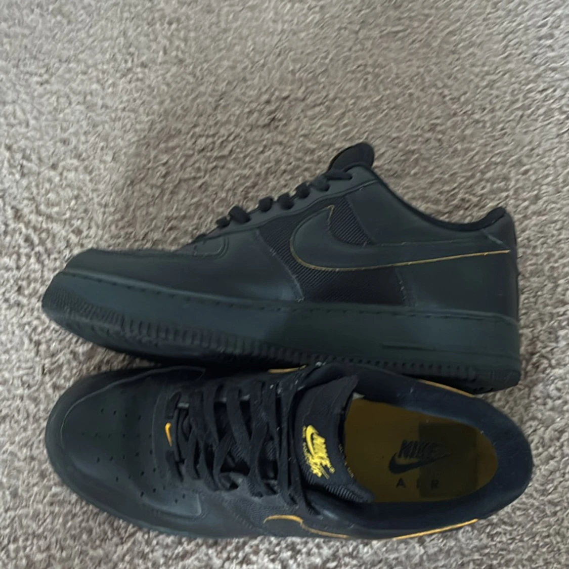 Air force 1 black university gold - 3