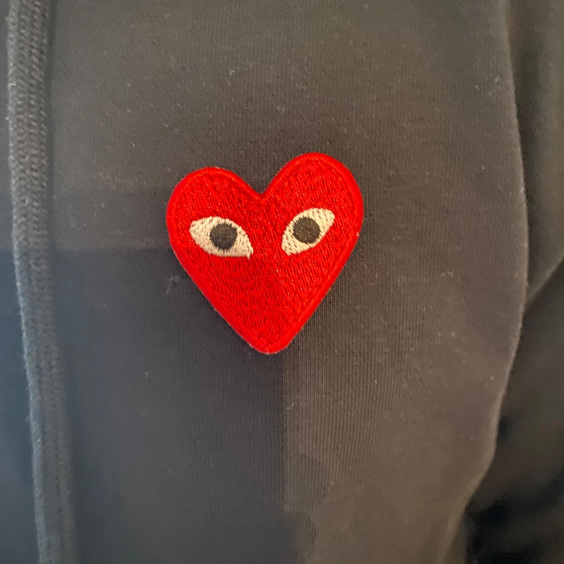 Svart hoodie Comme des Garçons Play - 3