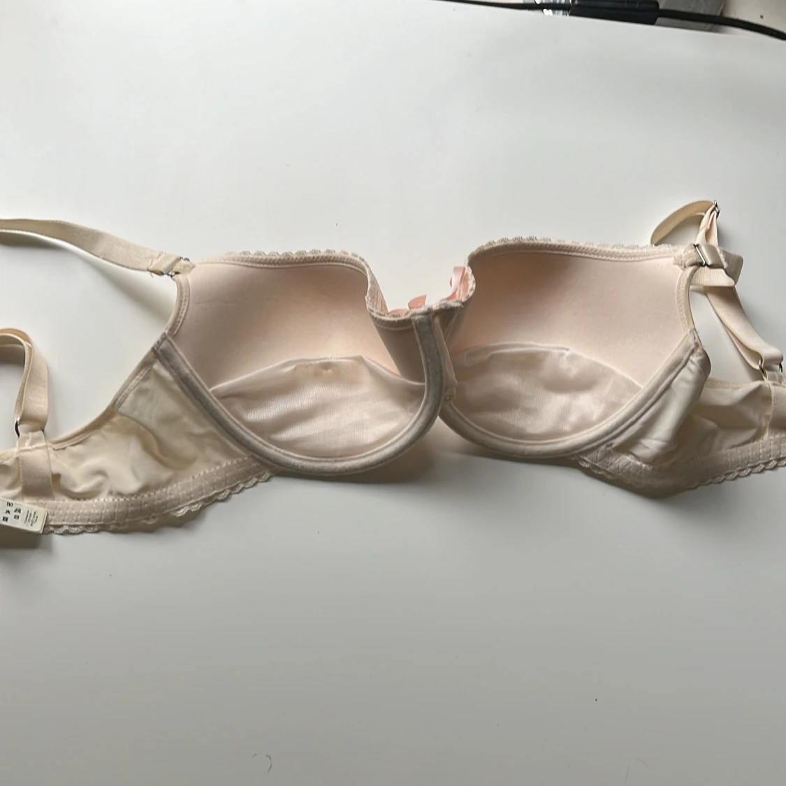 Krämfärgad spets-bh från Passionata - 1