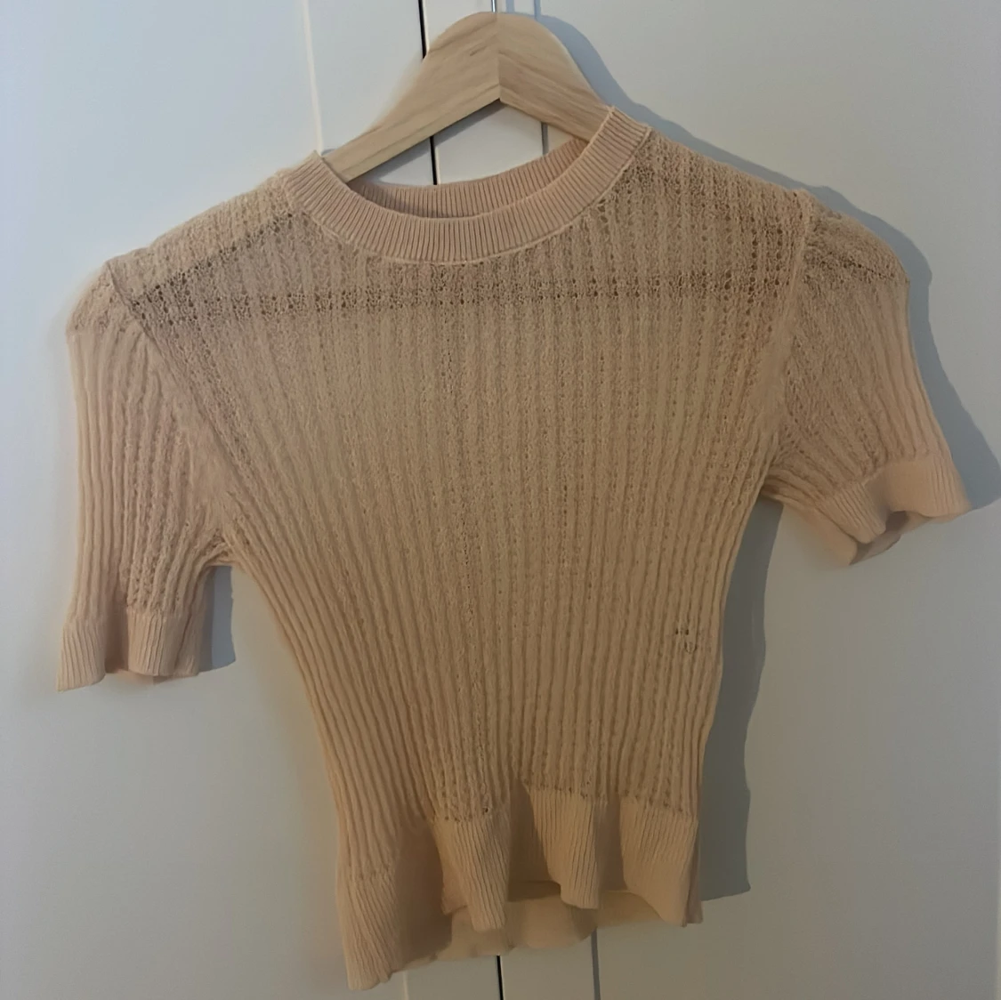 Genomskinlig T-shirt zara