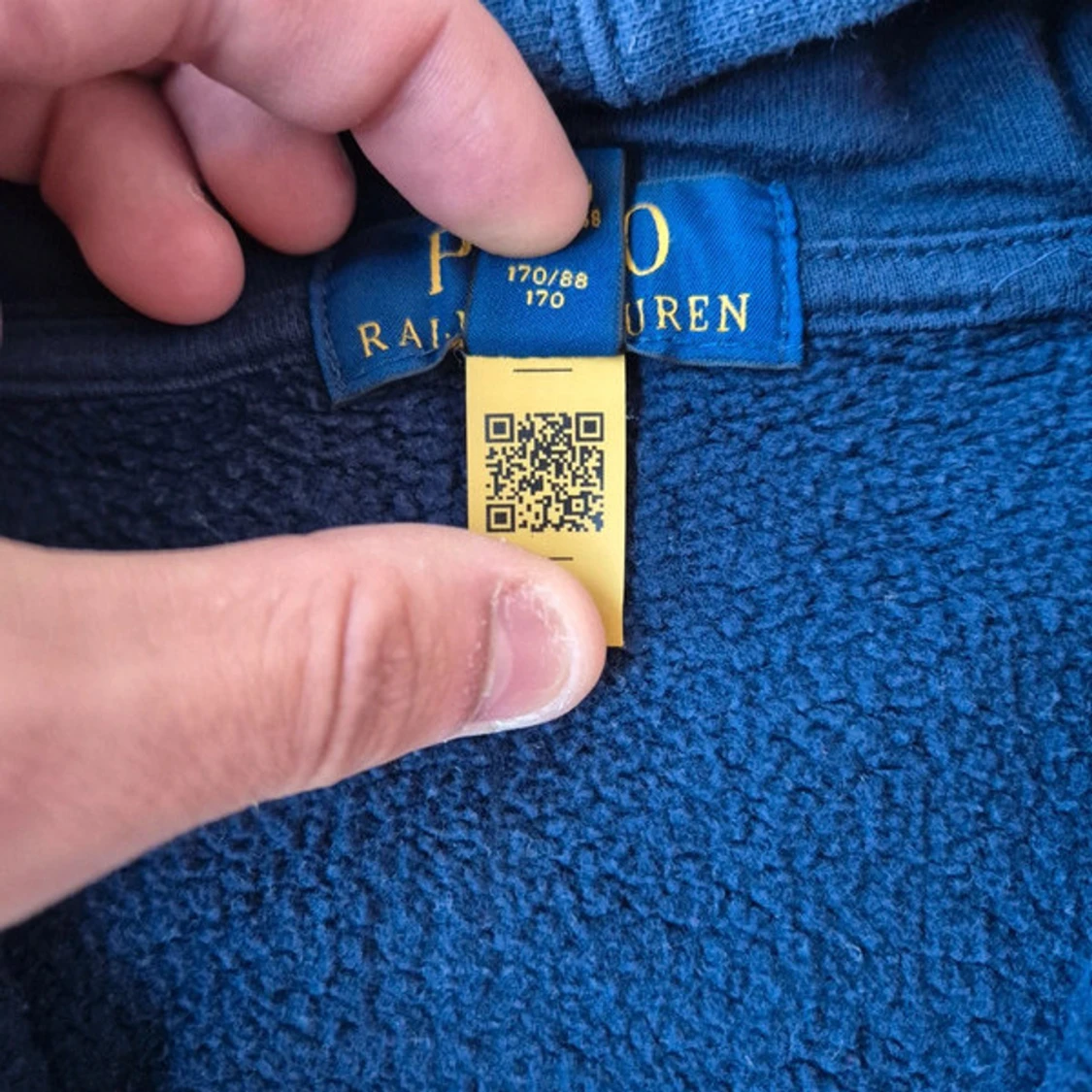 Marinblå hoodie från Polo Ralph Lauren - 4