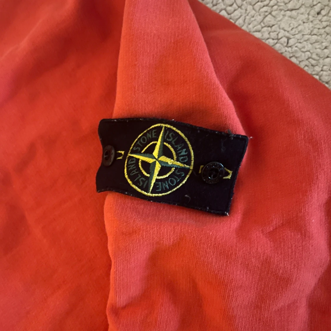 Röd Stone Island sweatshirt - 2