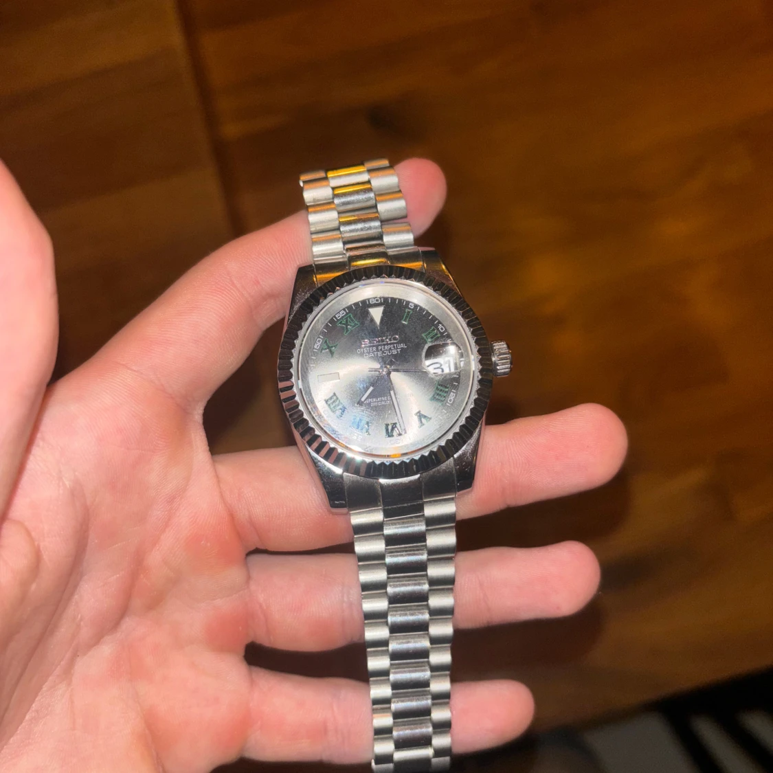 Seiko Datejust Oyster Olive Roman - 2