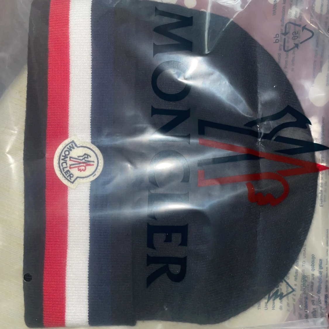 Moncler Tricolor beanie - 1