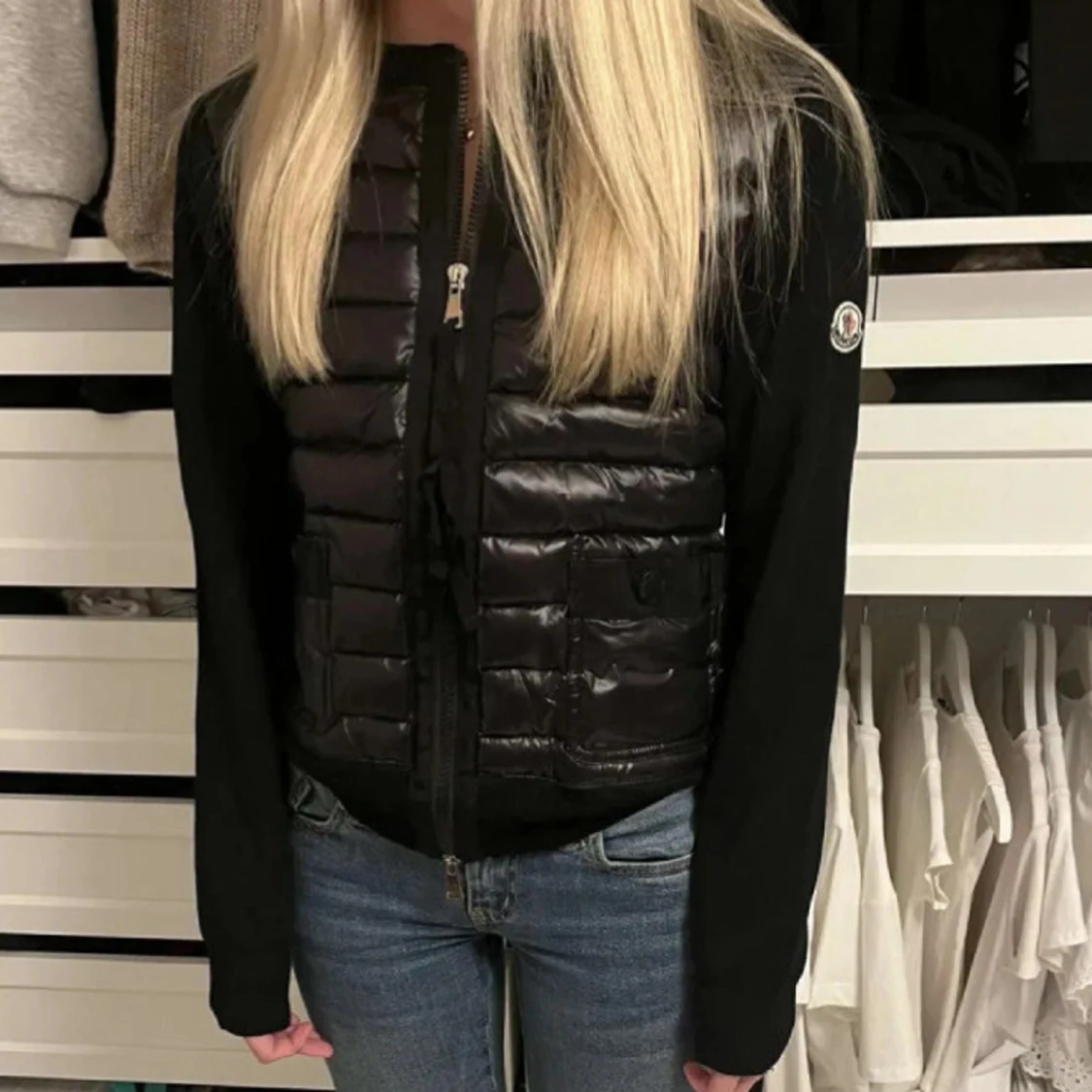 Svart Moncler cardigan jacka - 3