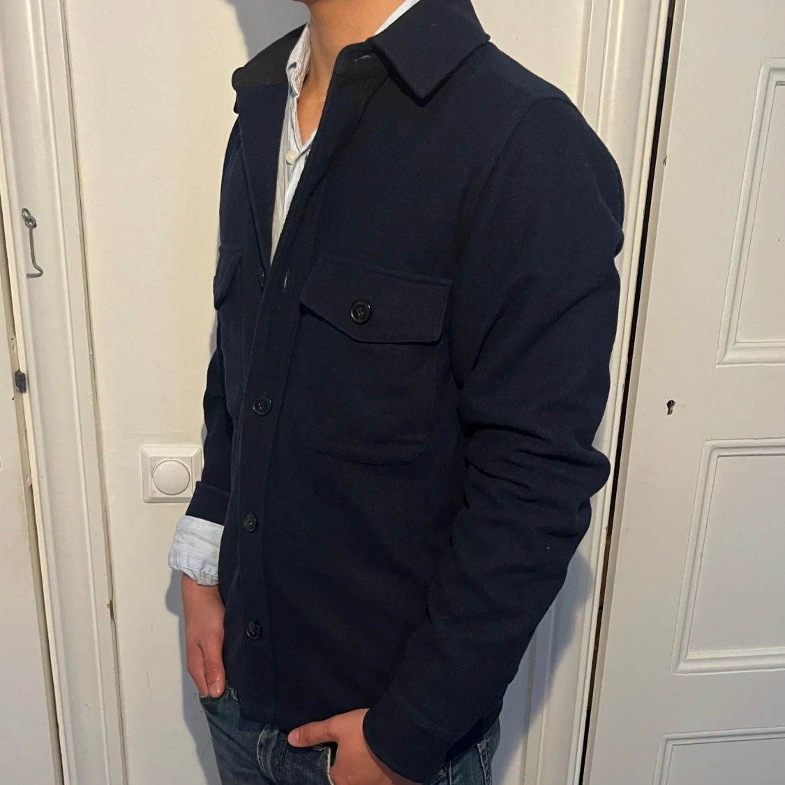 Mörkblå overshirt från Calvin Klein - 1