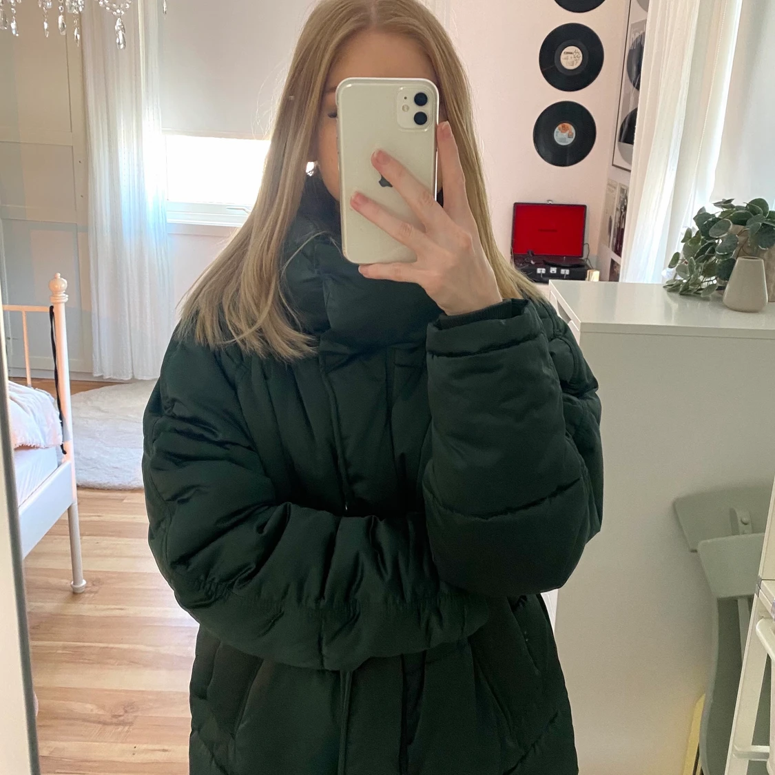 Grön pufferjacka Monki - 90