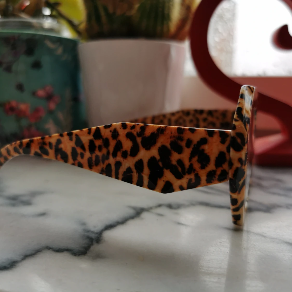 Nya leopardmönstrad glasögon  - 91