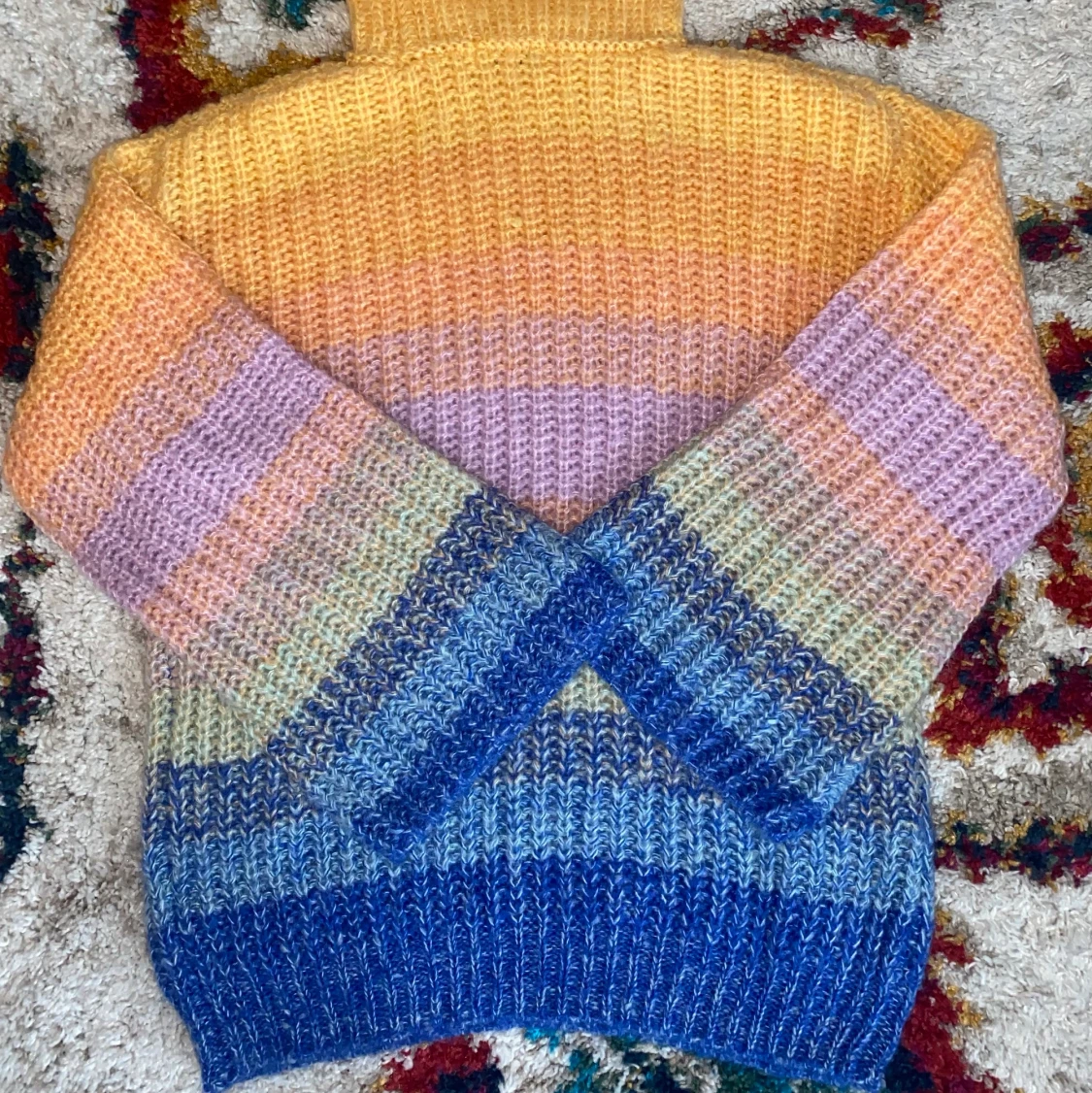 Stickad polotröja  - 90