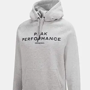 Grå Peak Performance hoodie storlek S, säljer för 250kr (nypris 1100kr) 