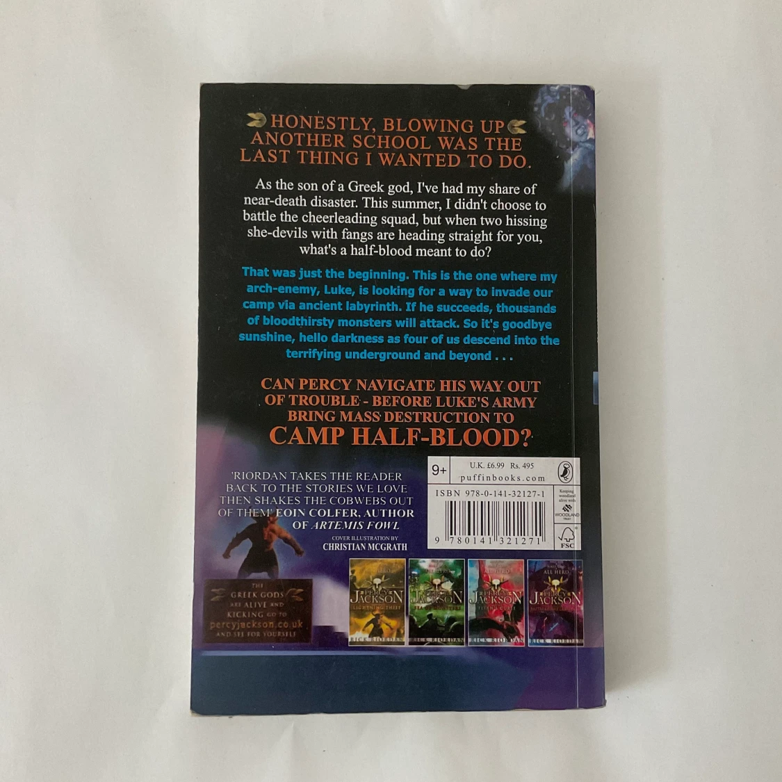 BOK Percy Jackson Rick Riordan Engelsk - 91