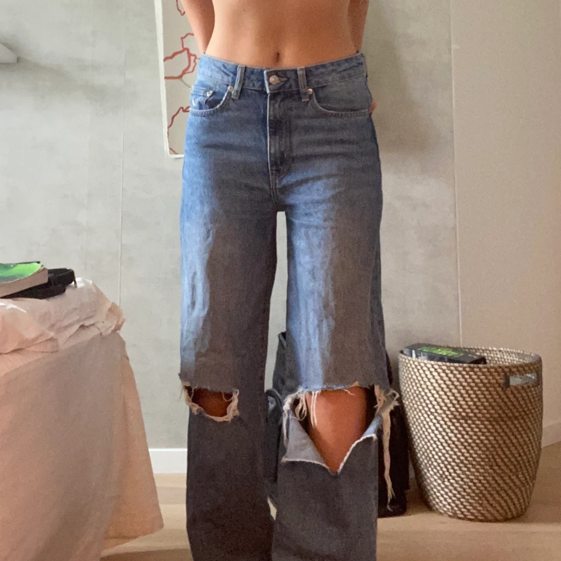 Baggy jeans midwaist - 90