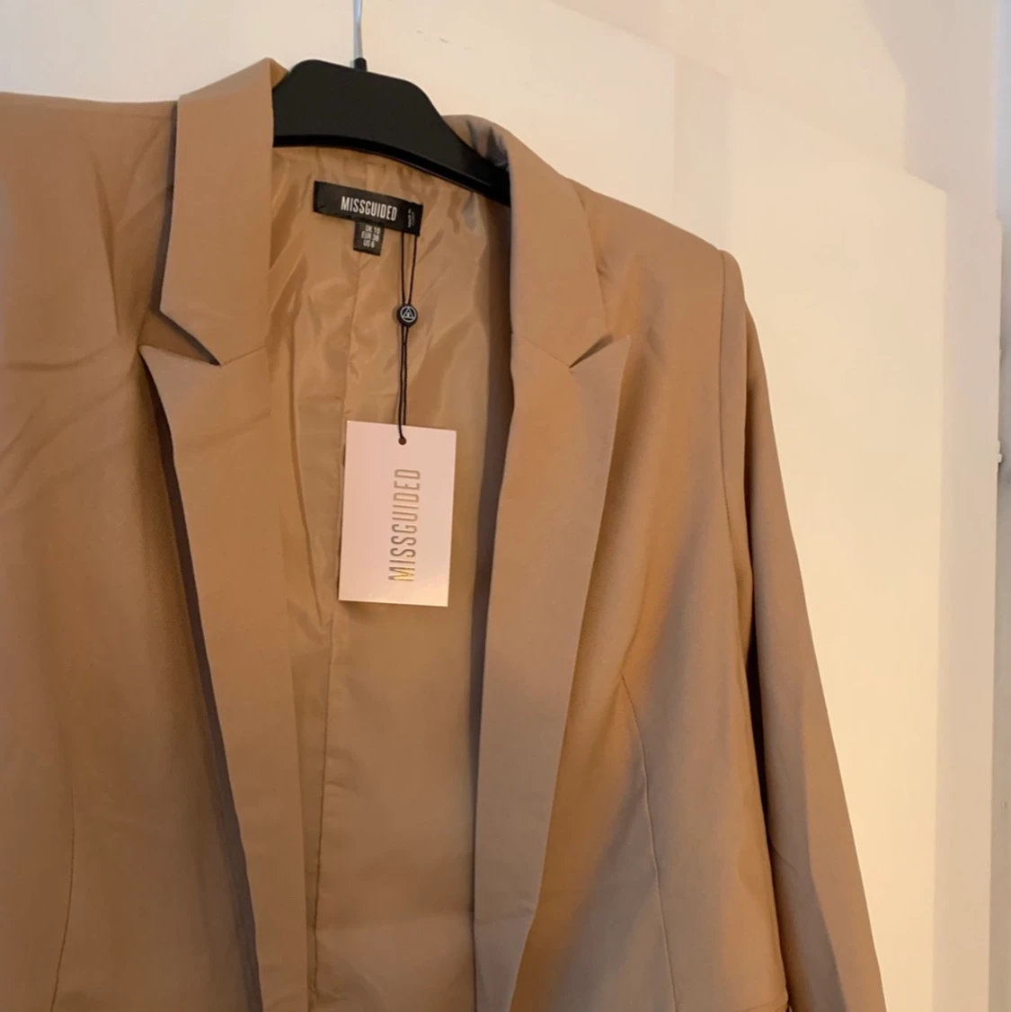 Beige/brun kavaj - 90