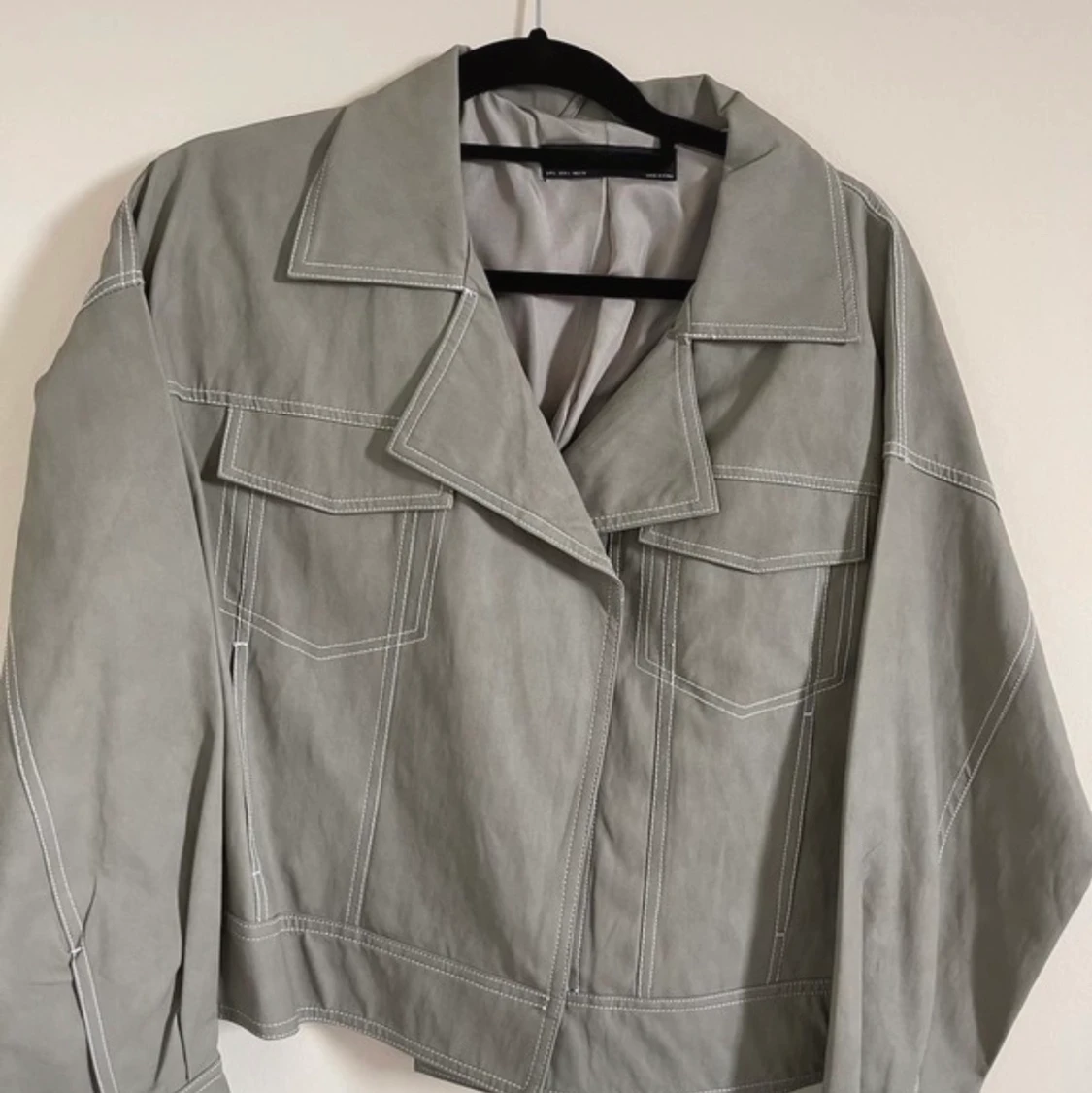 Green faux leather jacket - 91