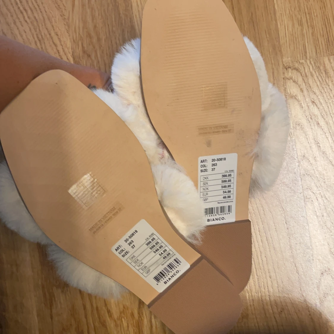 Bianco tofflor  - 90