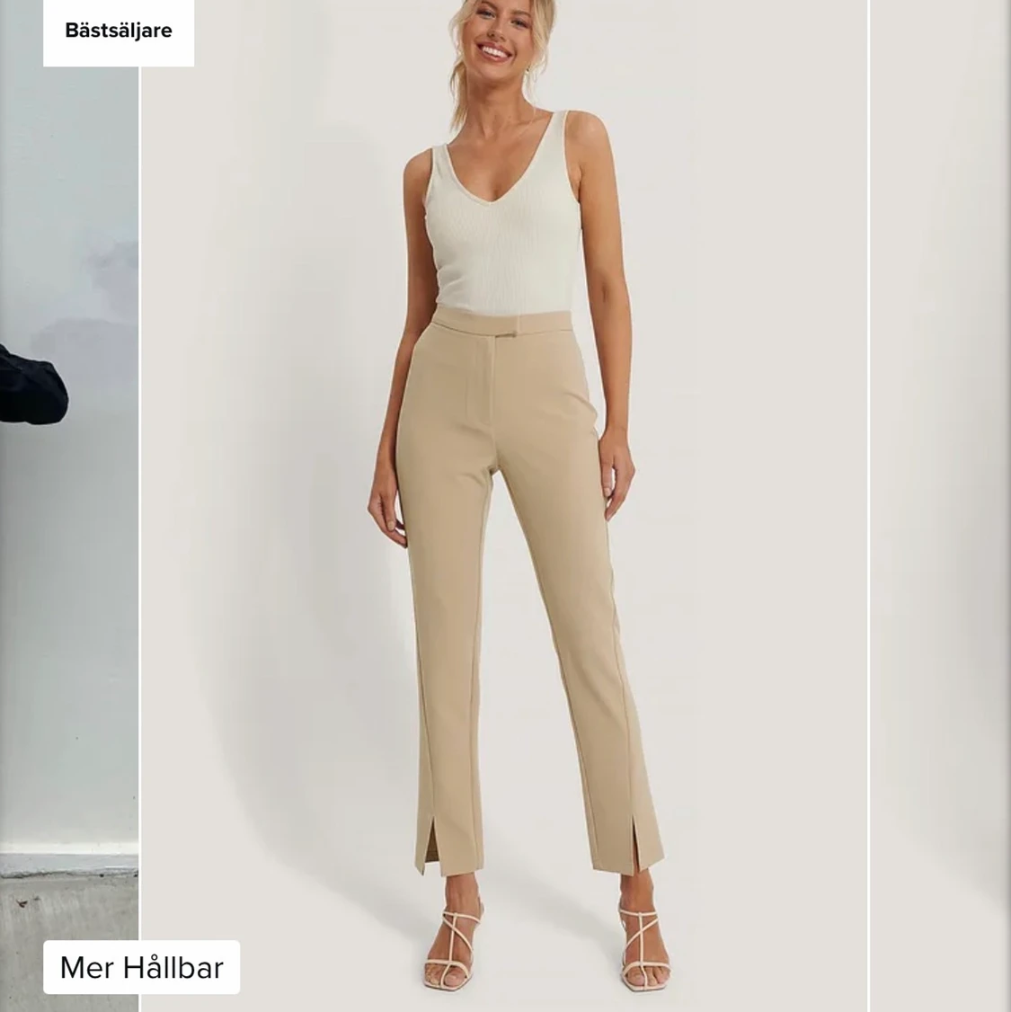 Kostymbyxor med slits