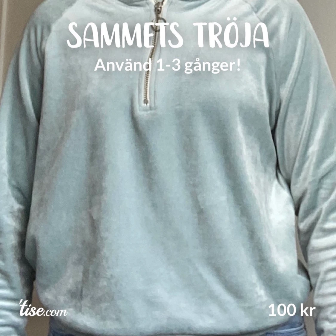 Sammetströja stl 142-153