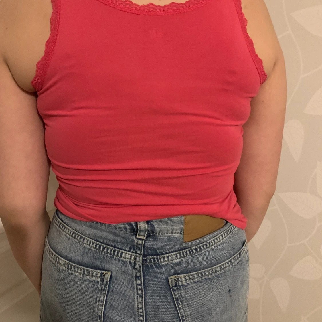 Linne med spets  - 90