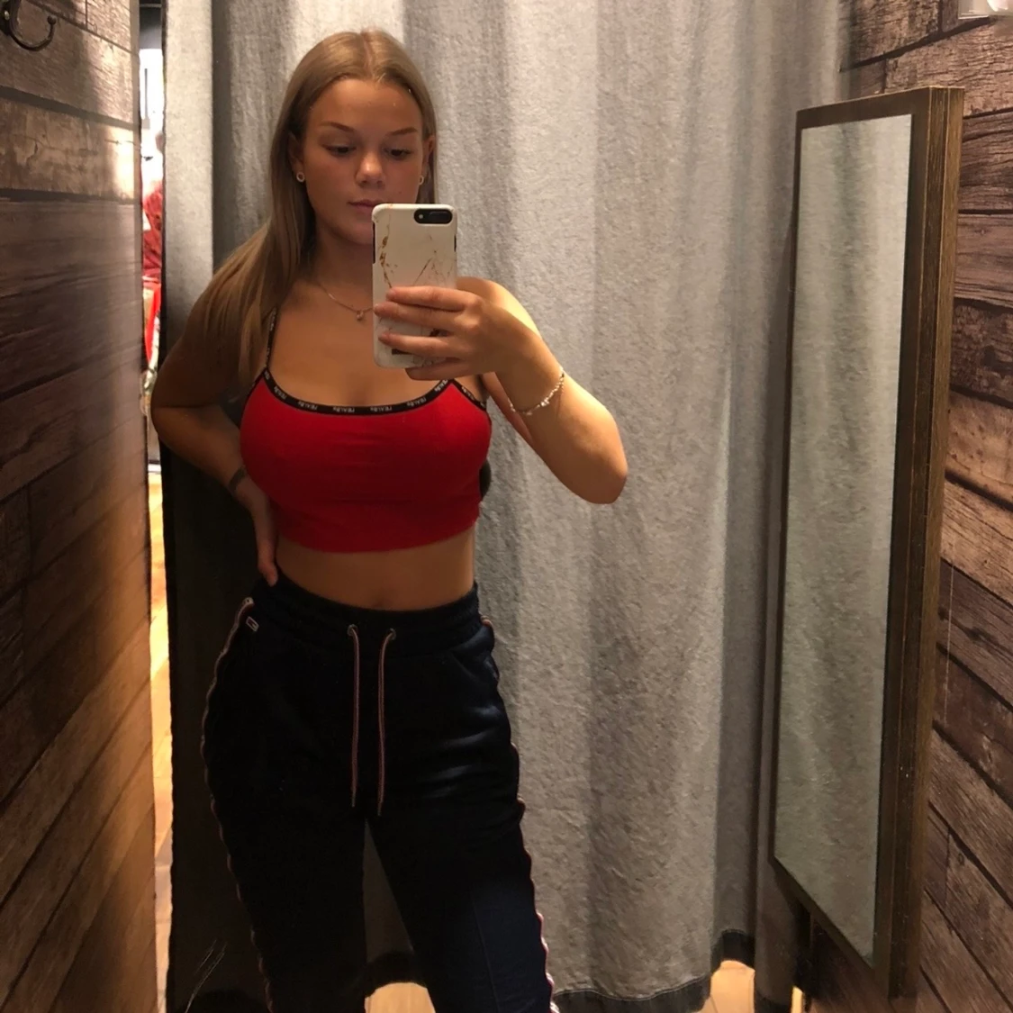 Röd croptop Levi’s