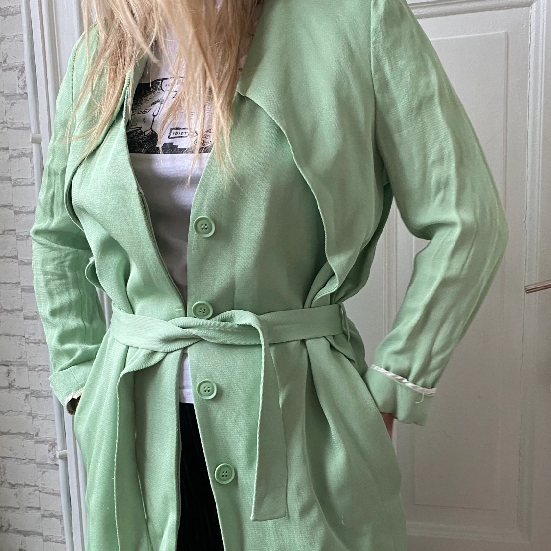 Pastellgrön kappa💚💚💚