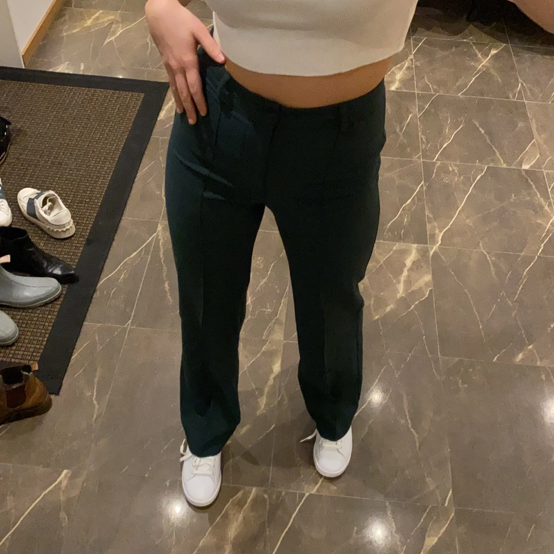 Gröna kostymbyxor💚