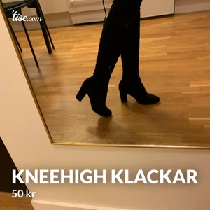 Kneehigh klackar  - Fint skick