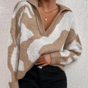 Tröja - Säljer denna stickade fina tröjan från shein. Använd 1 gång så i nyskick!! Säljer för 80 kr+frakt.    (nypris är 199 kr+frakt) 