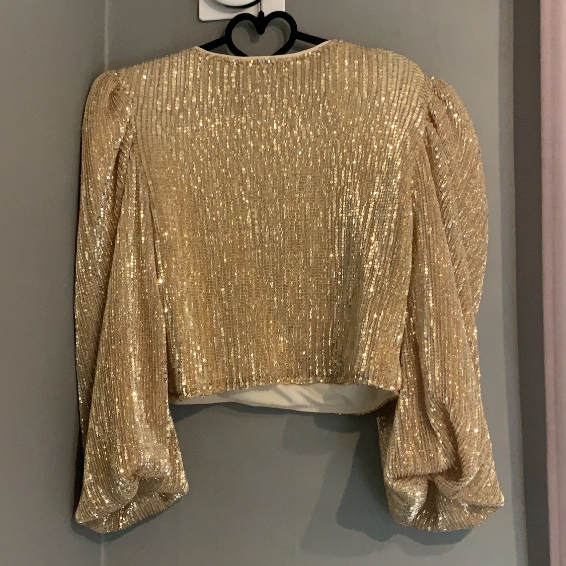 Glittrig topp nakd - 90