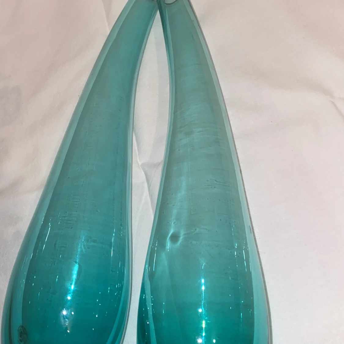 Vackra blå färgade vaser - 91