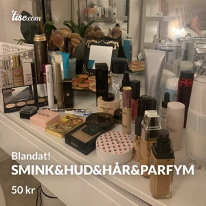 Blandad smink,hår&hudvård och parfymer - Massor av blandade produkter säljes, skriv gärna vid intresse, paketpris kan ordnas
