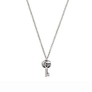  Gucci Silver Double G Key Necklace   Size: UNI Price: 1499kr Brand new All og  Everything is 925 sterling silver & made in Italy