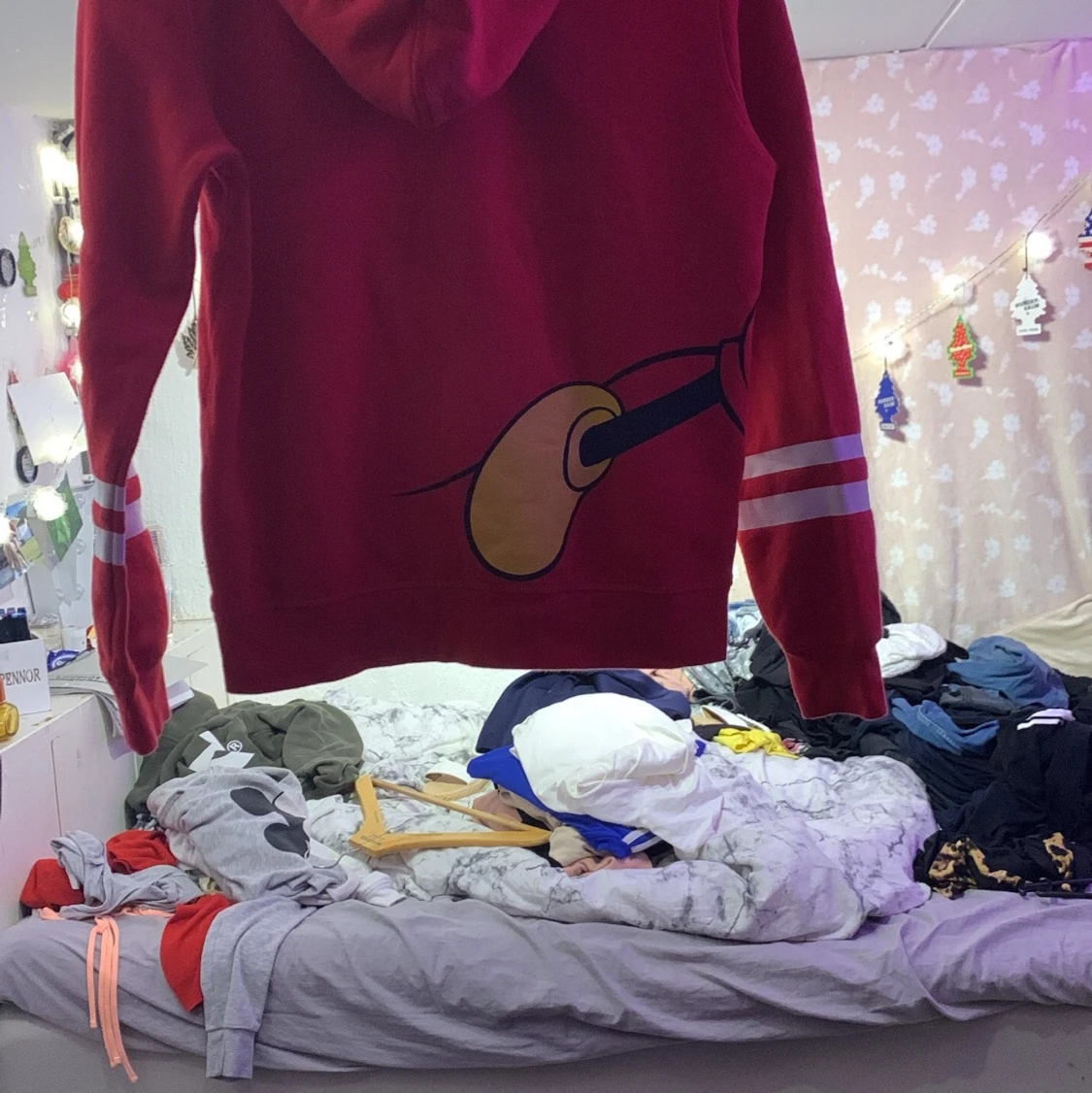 Röd mickey mousse tröja  - 90