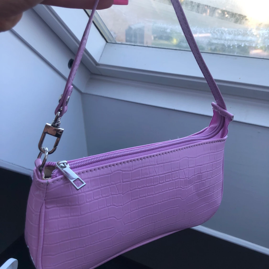 Söt lila/rosa väska