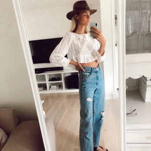 Zara croptop  - Bohemisk croptop från Zara Women i storlek M🍰🍰