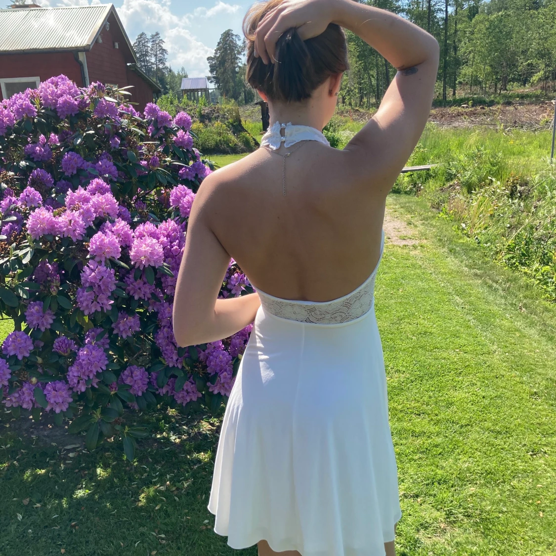 Vit klänning  - 90