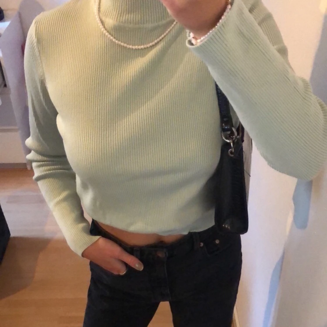 Ljusgrön tröja  - 90