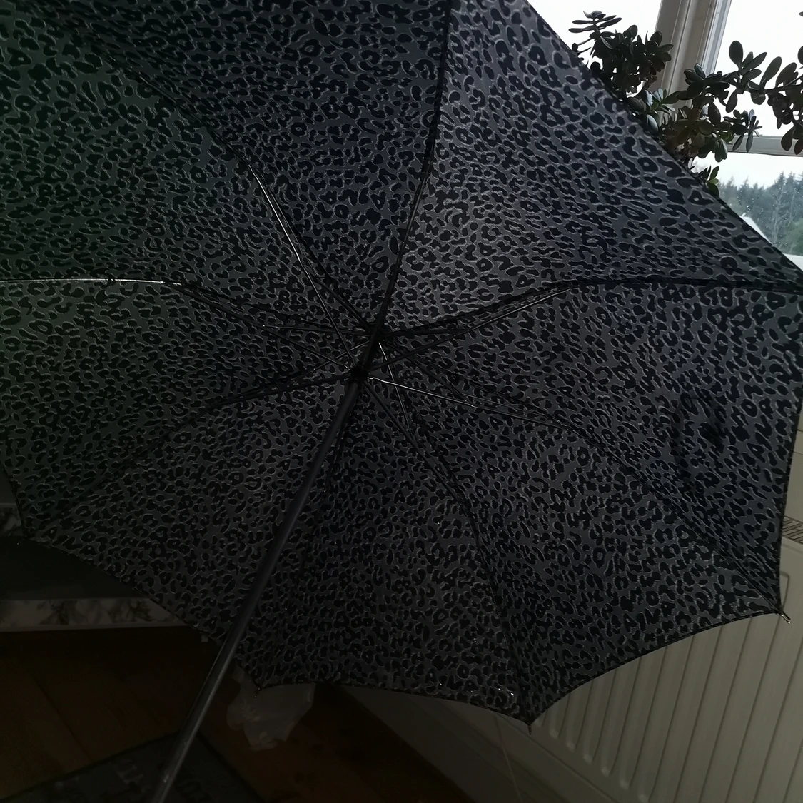 Grått leopard Paraply - 90