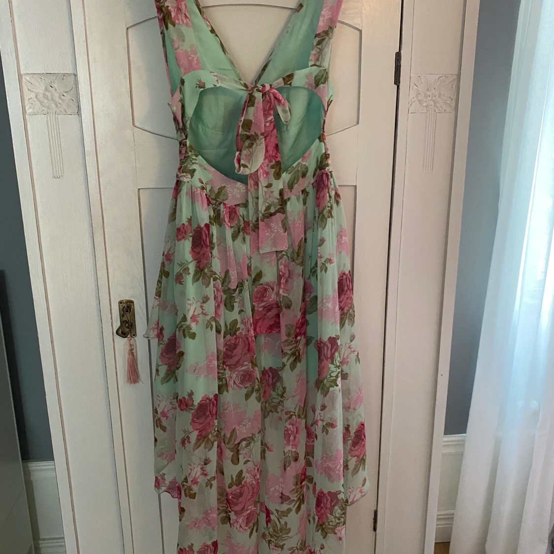 Jättesöt klänning i pastellfärger - 91