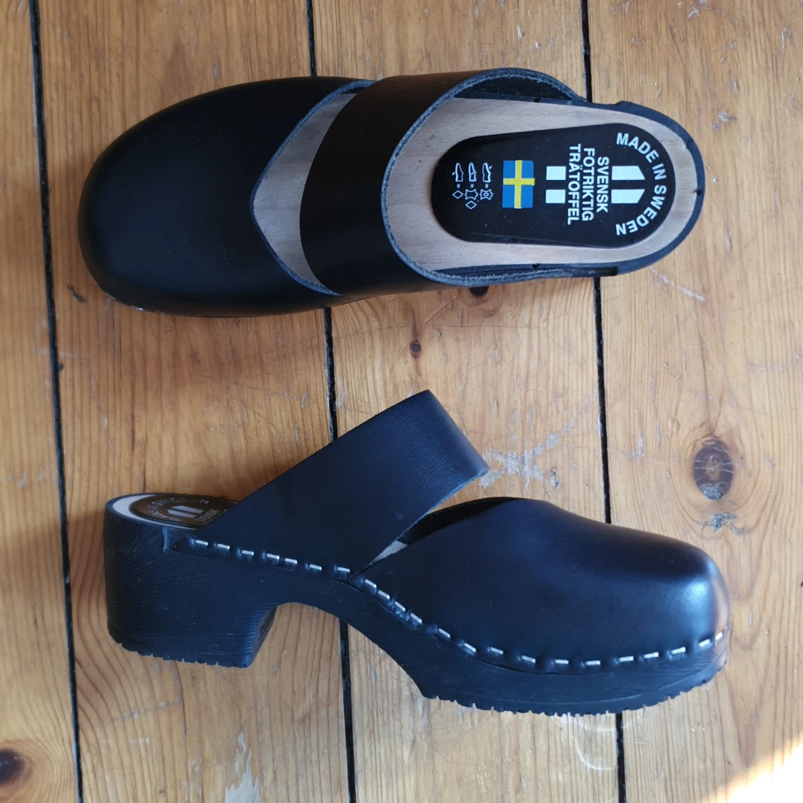 svarta träskor - 90