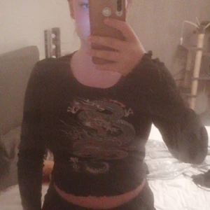 Långärmad top - Köp från new worker ca 2 år sen kanske. Inte min stil. Använd aldrig förutom nu på bilderna. Bra material. Tvättad. Storlek L