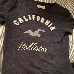 En hollister t-shirt !!  - En mörk blå t-shirt! Med märket hollister<3 