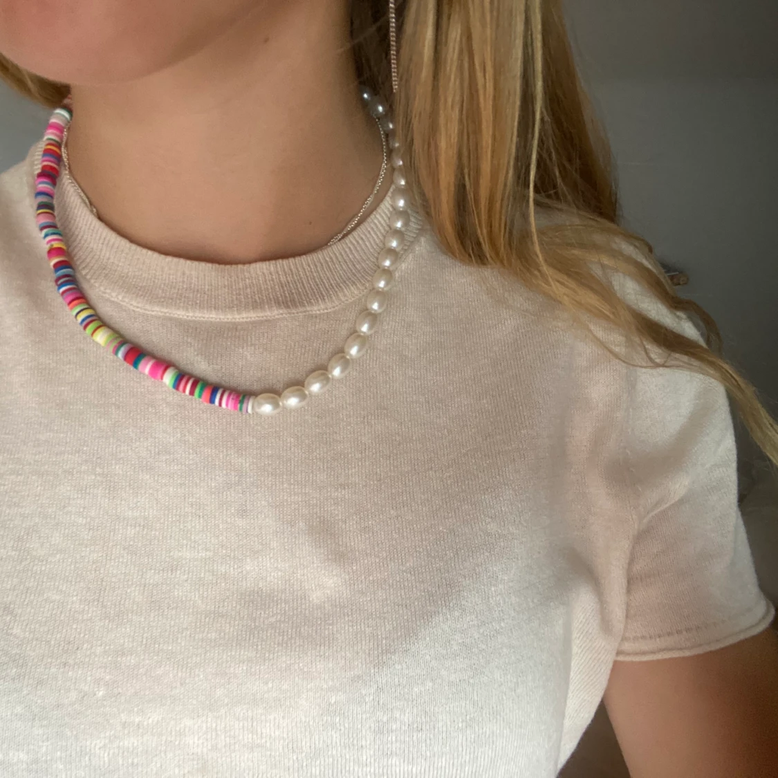 Pärlhalsband🌈🐚💫
