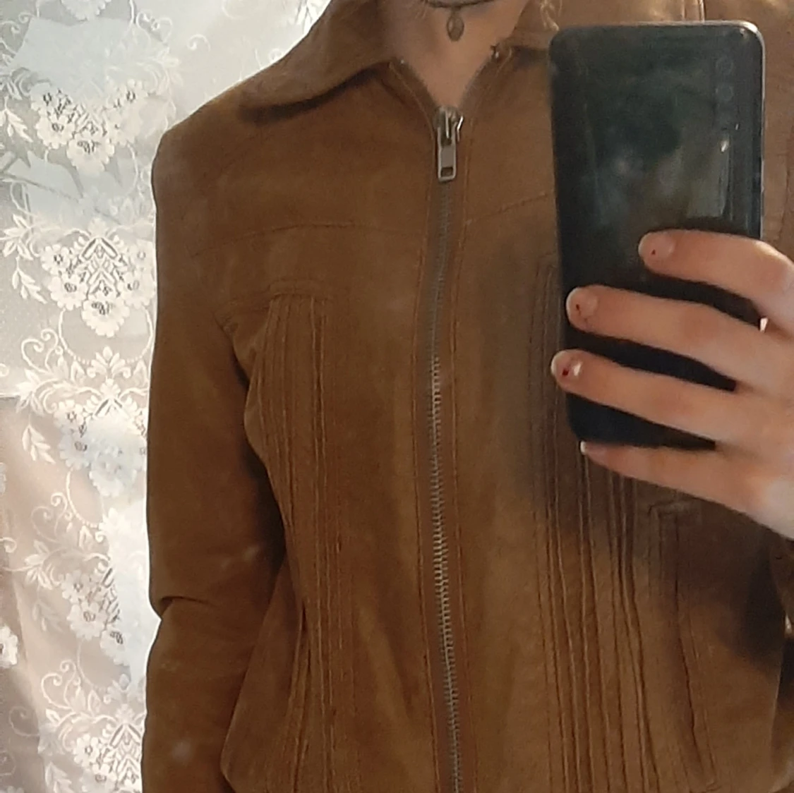 Vintage läderjacka - 90