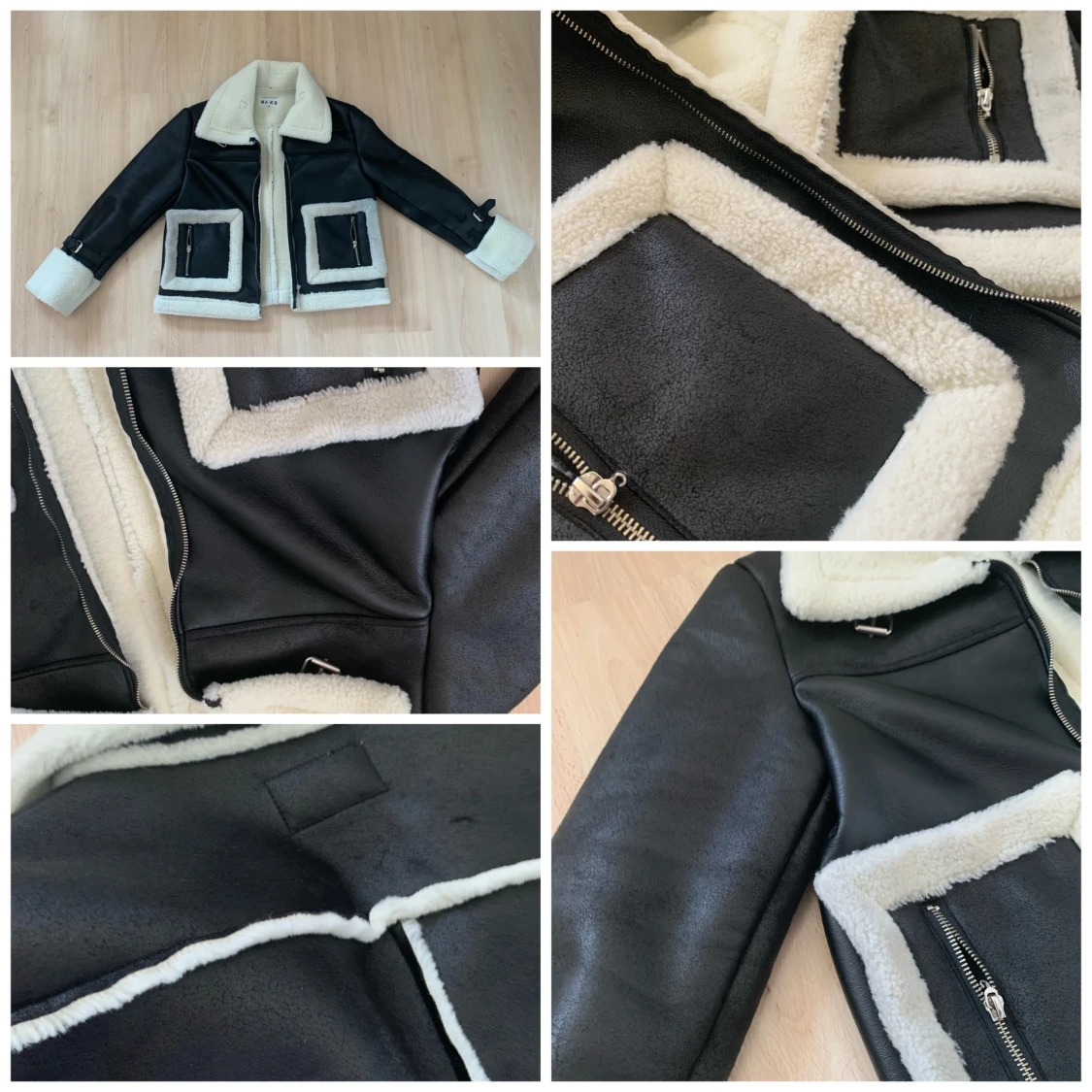 NA-KD bikerjacka Teddy - 90