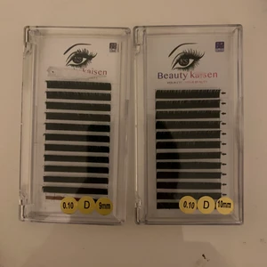 Fransförlägning - Två franslådor i storlek 9mm och 10mm köpta för 200kronor tillsammans säljs för 140 kronor. Priset kan sänkas vid snabba affärer🥰