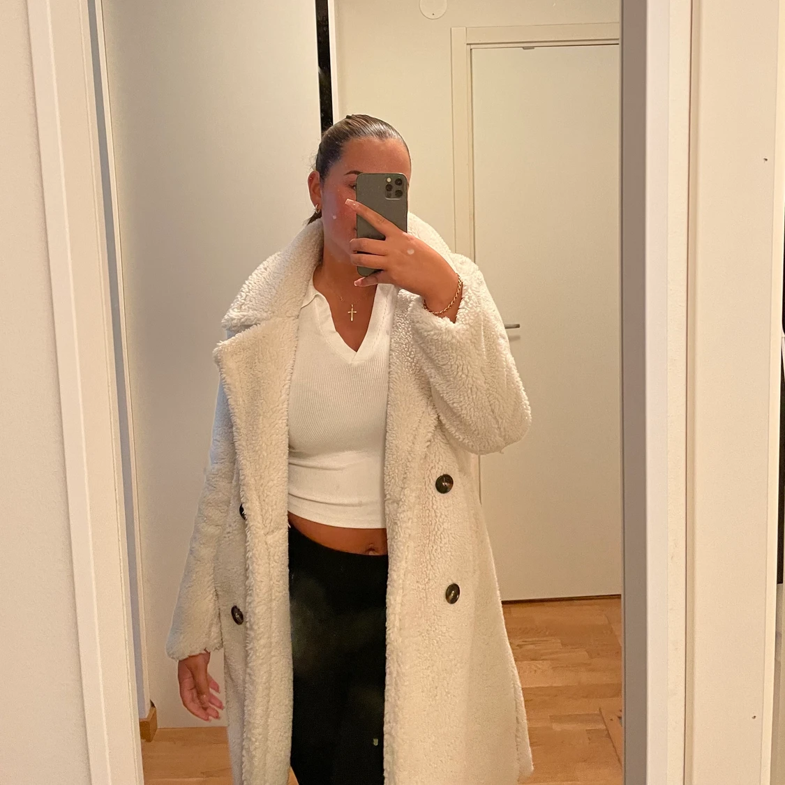 VIT TEDDY JACKA - 90