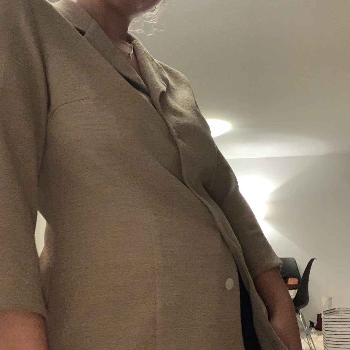 Beige skjorta / blus  - 90