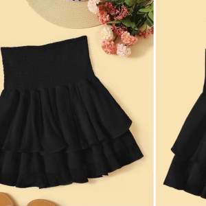 En jättefin svart kjol från Shein som jag säljer pga att jag har 2 
