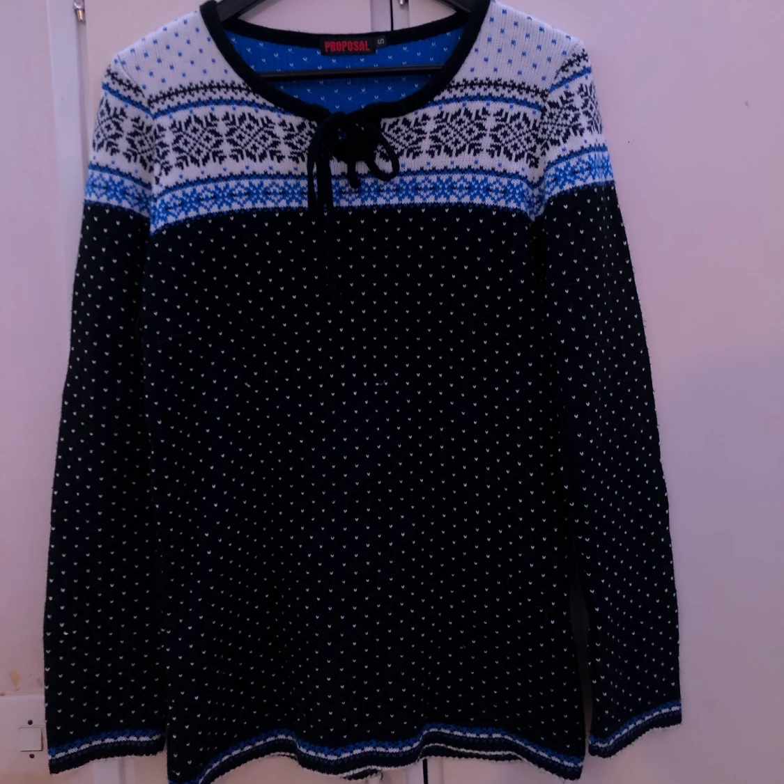 Stickad vinter tröja