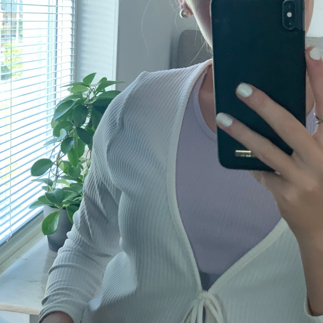 vit kofta ifårn h&m - 90